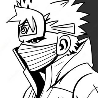 Kakashi I Ninja Outfit Farvelaegningsside 46326 10150