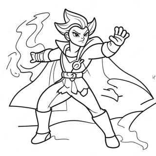 Storm Kaldende Lyn Farvelaegningsside 47731-10437