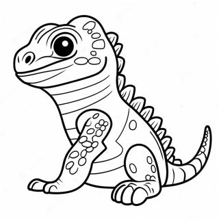 Sod Baby Skaegdrage Sidder Farvelaegningsside 48615-10636