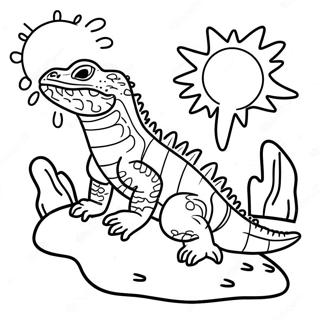 Legesyg Skaegdrage I Solen Farvelaegningsside 48617 10641