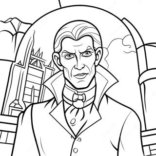 Vampyr I Et Spogelsesslot Farvelaegningsside 48705-10663