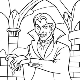 Vampyr I Et Spogelsesslot Farvelaegningsside 48705-10664