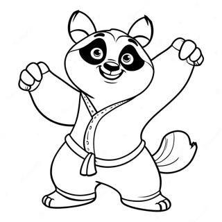 Kung Fu Panda Mester Shifu Farvelaegningsside 48975-10715