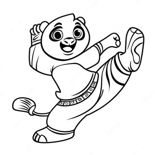 Kung Fu Panda Tigress Traening Farvelaegningsside 48976 10717