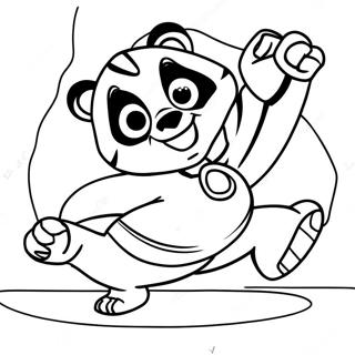 Kung Fu Panda Tigress Traening Farvelaegningsside 48976 10718