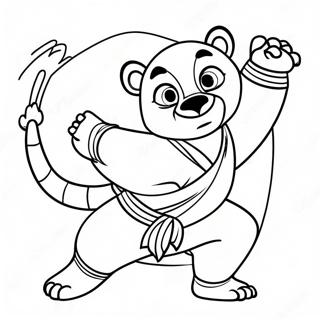 Kung Fu Panda Tigress Traening Farvelaegningsside 48976 10720