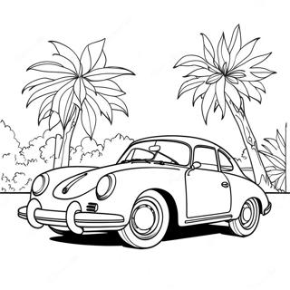 Klassisk Porsche 356 Farvelaegningsside 49521-10841
