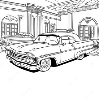 Specialbygget Lowrider Med Detaljeret Interior Farvelaegningsside 51823 11342