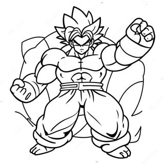 Broly I Kampstilling Farvelaegningsside 52382 11457