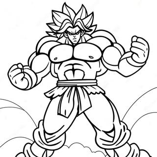 Broly I Kampstilling Farvelaegningsside 52382 11458