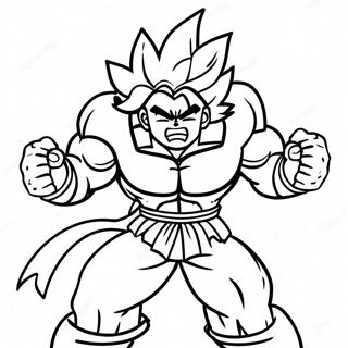 Broly I Kampstilling Farvelaegningsside 52382 11460