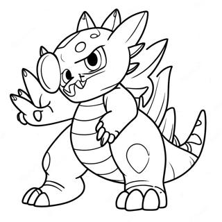 Gabumon Digimon Farvelaegningsside 52579-11494