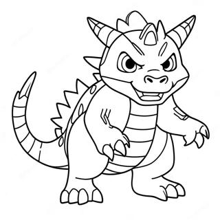 Gabumon Digimon Farvelaegningsside 52579-11495