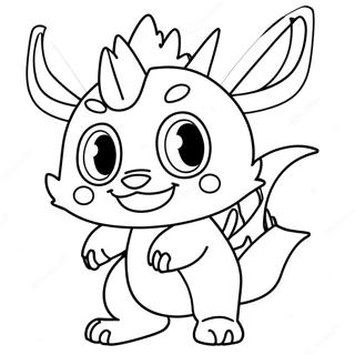 Gomamon Digimon Farvelaegningsside 52581 11504