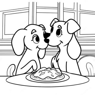 Lady Og Vagabonden En Bedarende Kaerlighedshistorie Farvelaegningsside 52670-11525