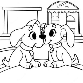 Lady Og Vagabonden En Bedarende Kaerlighedshistorie Farvelaegningsside 52670-11527