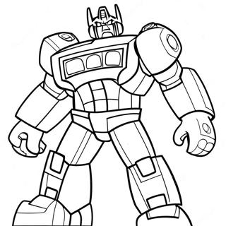 Redningsbots Optimus Prime Farvelaegningsside 53384-11670