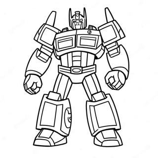 Redningsbots Optimus Prime Farvelaegningsside 53384-11671