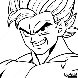 Gogeta I Super Saiyan Form Farvelaegningsside 54178-11852