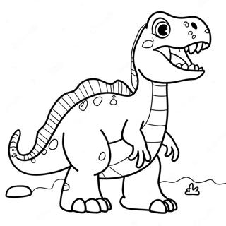 Sod Allosaurus Farvelaegningsside 55159 12075