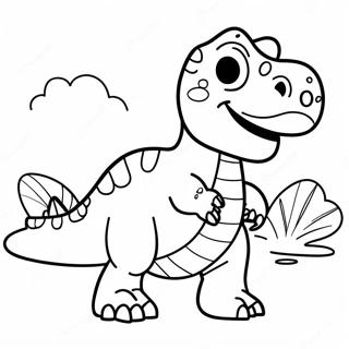 Dinosaur Farvelaegningsside 55814-12210