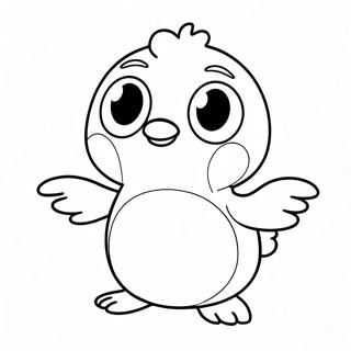 Pororo Den Lille Pingvin Farvelaegningsside 56375-12330