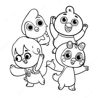 Pororo Og Venner Farvelaegningsside 56376 12336