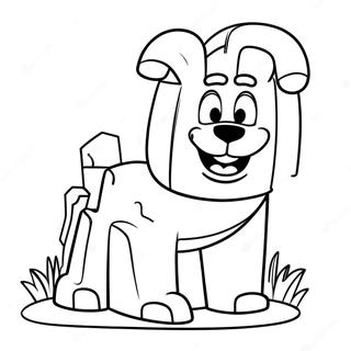 Alphablock A Coloring Page 56910-12452