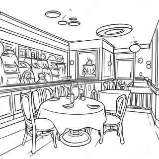 Gusteaus Restaurant Scene Farvelaegningsside 58292-12764