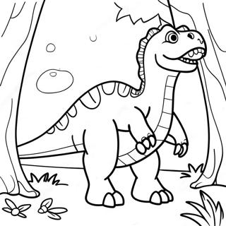 Gigantosaurus I En Jungle Farvelaegningsside 58375-12776