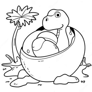 Farverigt Dinosauraeg Rede Farvelaegningssiden 58465-12790