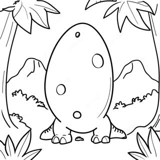 Kaempe Dinosauraeg I Junglen Farvelaegningssiden 58467-12799