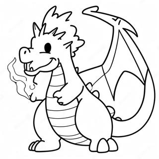 Charizard Ander Ild Farvelaegningsside 58825-12874