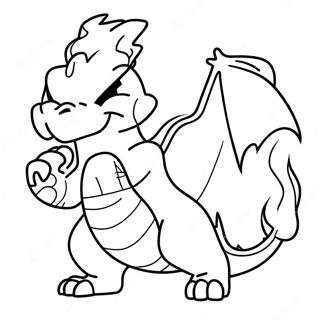 Charizard Ander Ild Farvelaegningsside 58825-12875