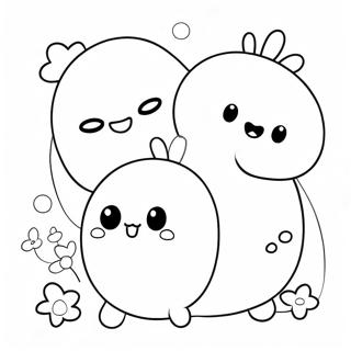 Farverige Squishmallow Figurer Farvelaegningsside 58917-12899