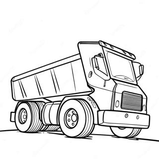 Farvelaegningsside Med Bygge Dump Truck 59685 13084