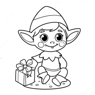 Eventyrlig Elf Pa Hylden Farvelaegningsside 60404-13238