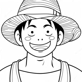 Luffy Med Strahat Farvelaegningsside 60854-13353