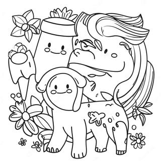 Kreativ Familie Farvelaegningsside 61501-13526