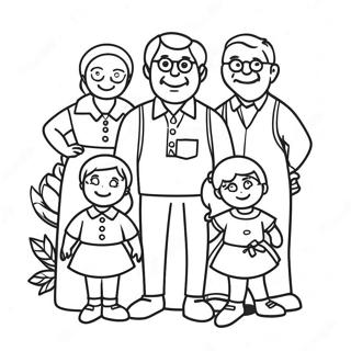 Kreativ Familie Farvelaegningsside 61501-13527