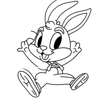 Lola Bunny I Aktion Farvelaegningsside 61867-13617