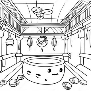 Spirited Away Badehus Scene Farvelaegningsside 62140 13691