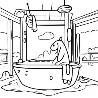 Spirited Away Badehus Scene Farvelaegningsside 62140 13692