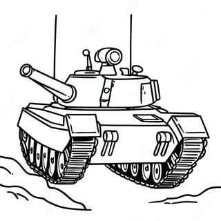 Realistisk Kampvogn Farvelaegningsside 62222 13713