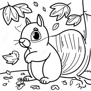 Glad Egern Leger I Bladene Farvelaegningsside 62509-13801