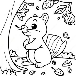 Glad Egern Leger I Bladene Farvelaegningsside 62509-13802