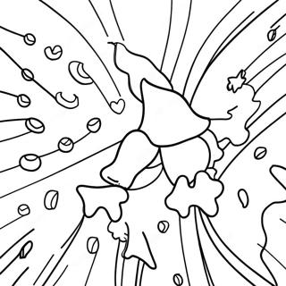 Blinkende Julelys Farvelaegningsside 62886-13889