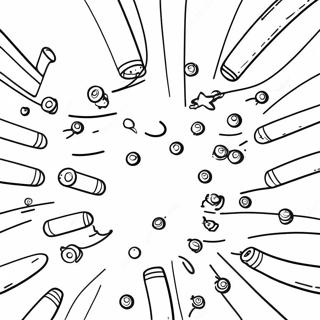 Blinkende Julelys Farvelaegningsside 62886-13890