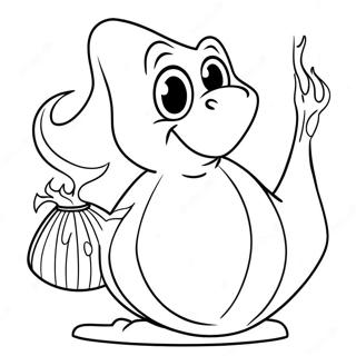 Ursula Med En Kedel Farvelaegningsside 63247-14017