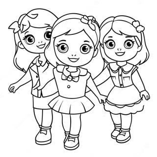 Polly Pocket Med Venner Farvelaegningssiden 63609-14096